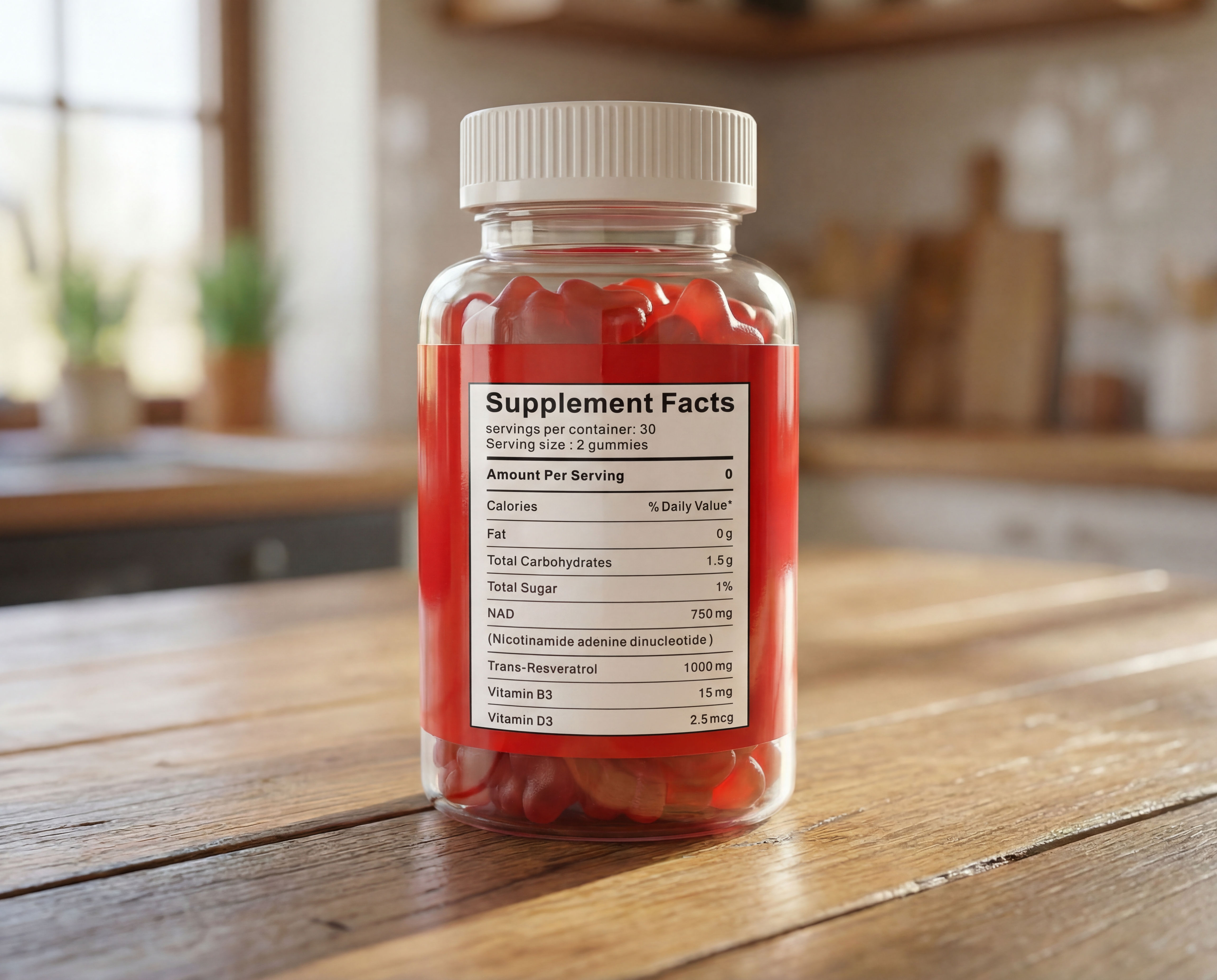 NAD+ Resveratrol Gummies